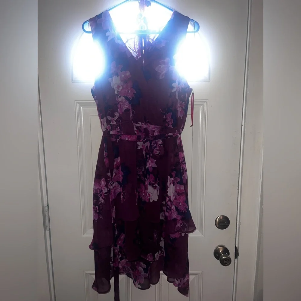 Jennifer Lopez dress size large new w/o tags floral - Picture 4 of 9
